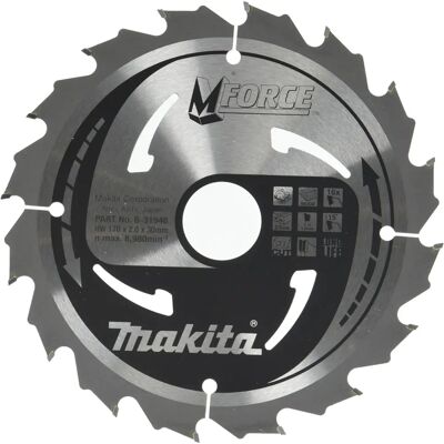 Makita M-Force Sägeblatt Ø170 x 30mm X 16z - Sägeblatt Makita M-Force Sägeblatt Ø170 x 30mm X 16z - Sägeblatt