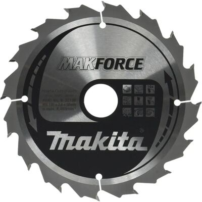 Makita Makforce 180 mm Durchmesser Sägeblatt - 16 Zähne Makita Makforce 180 mm Durchmesser Sägeblatt - 16 Zähne