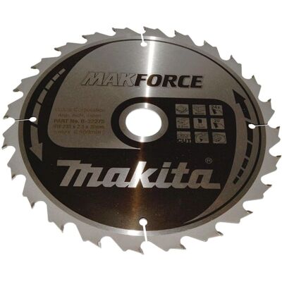 Makita B-32275 - Lama di sega circolare - 24 denti, 235mm Makita B-32275 - Lama di sega circolare - 24 denti, 235mm