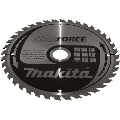 Makita B-32362 Kreissägeblatt - 40 Zähne - 235mm - Holz Makita B-32362 Kreissägeblatt - 40 Zähne - 235mm - Holz