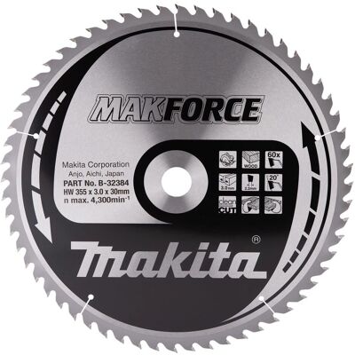 Makita Makforce Sägeblatt - Holz 355mm Makita Makforce Sägeblatt - Holz 355mm