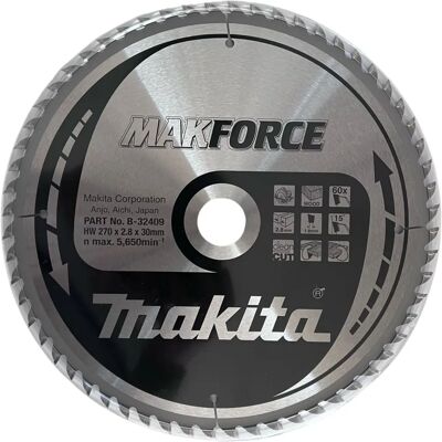 Makita B-32409 270mm Kreissägeblatt - Präziser Holzschnitt Makita B-32409 270mm Kreissägeblatt - Präziser Holzschnitt