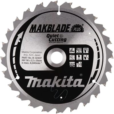Makita B-32437 - Makblade+ Sägeblatt 190x20x24Z - Sägeblatt for wood Makita B-32437 - Makblade+ Sägeblatt 190x20x24Z - Sägeblatt for wood