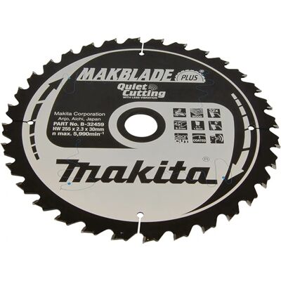 Makita B-32459 - Lame de scie à bois 255mm - 32 dents - Publicité Makita B-32459 - Lame de scie à bois 255mm - 32 dents - Publicité