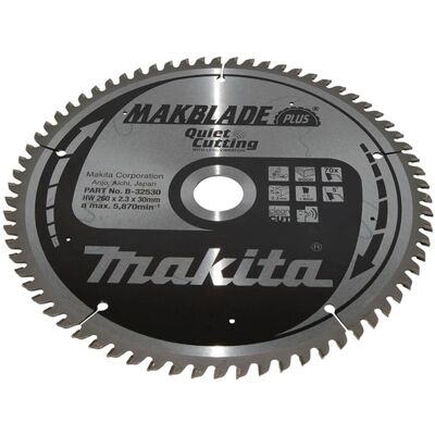 Makita B-32530 Hartmetallkreissägeblatt - 260x30mm 70Z Makita B-32530 Hartmetallkreissägeblatt - 260x30mm 70Z