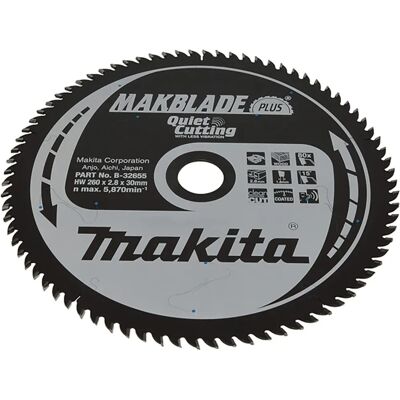 Makita B-32655 Kreissägeblatt - 260mm, 80 Zähne, Für Holz Makita B-32655 Kreissägeblatt - 260mm, 80 Zähne, Für Holz