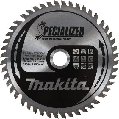Makita B-33015 Kreissägeblatt - 165mm, 48 Zähne, Langlebig Makita B-33015 Kreissägeblatt - 165mm, 48 Zähne, Langlebig