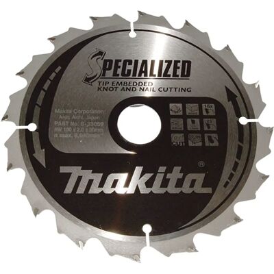 Makita Kreissägeblatt - Spezial - 190mm, 30mm, 16Z, 23° - Schneidwerkzeug Makita Kreissägeblatt - Spezial - 190mm, 30mm, 16Z, 23° - Schneidwerkzeug