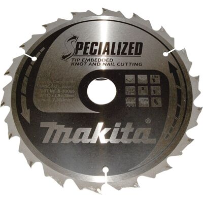 Makita Kreissägeblatt - Spezial, Ø210mm, 18 Zähne, 30mm Bohrung - Schneidwerkzeug Makita Kreissägeblatt - Spezial, Ø210mm, 18 Zähne, 30mm Bohrung - Schneidwerkzeug