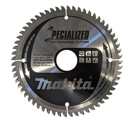 Makita 160mm Aluminium Sägescheibe Makita 160mm Aluminium Sägescheibe