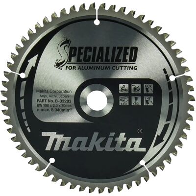 Discos de alumínio Makita B-09678 - Lâmina de serra circular Discos de alumínio Makita B-09678 - Lâmina de serra circular