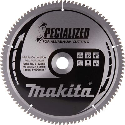 Makita B-09684 Cirkel sågblad - Aluminiumskärning - 100 tänder Makita B-09684 Cirkel sågblad - Aluminiumskärning - 100 tänder