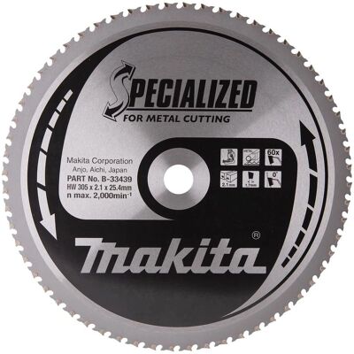 Makita B-33439 - Hoja de sierra circular para metal 305mm Makita B-33439 - Hoja de sierra circular para metal 305mm