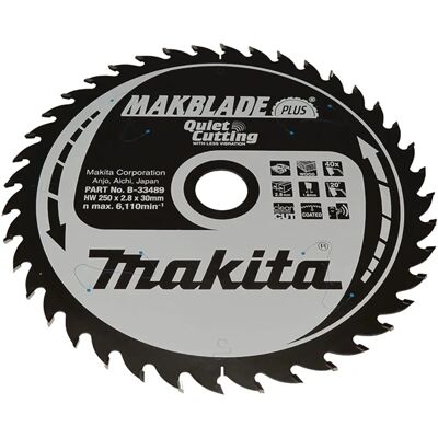 Makita MAKBLADE+ Sägeblatt 250x30x40Z Makita MAKBLADE+ Sägeblatt 250x30x40Z