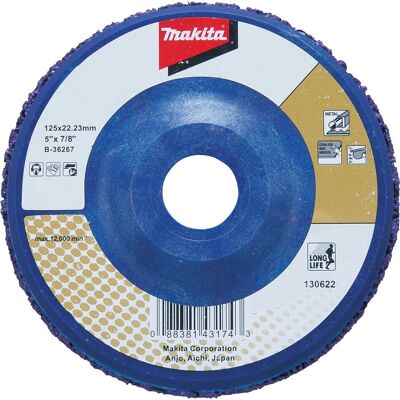 Makita B-36267 Schleifmittel Reinigungsscheibe LL 125mm - Winkelschleifer Zubehör Makita B-36267 Schleifmittel Reinigungsscheibe LL 125mm - Winkelschleifer Zubehör
