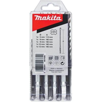 Makita Hammerbohrer Set - SDS-Plus VPlus, 5 Stück Makita Hammerbohrer Set - SDS-Plus VPlus, 5 Stück