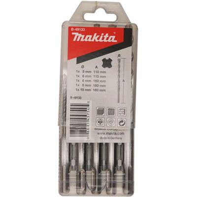 Makita Hammerbohrer-Set - SDS-Plus, 5 Stück Makita Hammerbohrer-Set - SDS-Plus, 5 Stück