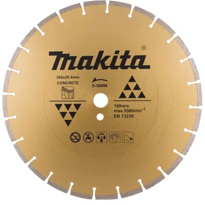 Accesorio para amoladora Makita D-56998 - Disco de diamante segmentado para concreto Accesorio para amoladora Makita D-56998 - Disco de diamante segmentado para concreto