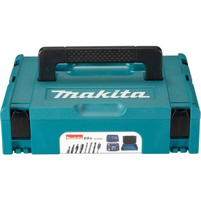 Juego de Brocas y Atornillador Makita B-49638 - 69 Piezas, Azul Juego de Brocas y Atornillador Makita B-49638 - 69 Piezas, Azul