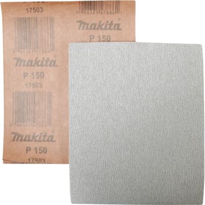 Makita D-60729 Schleifpapier 230x280mm K150 100 Stück Makita D-60729 Schleifpapier 230x280mm K150 100 Stück