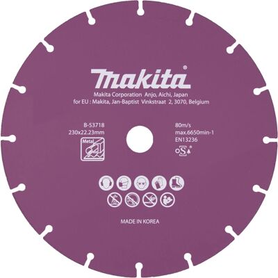 Makita B-53718 Winkelschleiferzubehör - Metall, 230mm Makita B-53718 Winkelschleiferzubehör - Metall, 230mm