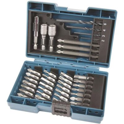 Set di Utensili Makita B-54106 - 38 Pezzi - Trapani, Bit e Chiavi Allen Set di Utensili Makita B-54106 - 38 Pezzi - Trapani, Bit e Chiavi Allen