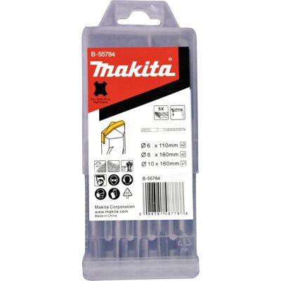 Makita B-55784 Bohrer-Set - Bohrerset Makita B-55784 Bohrer-Set - Bohrerset