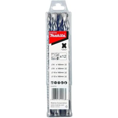 Makita D-62723 SDS+ 12-teiliges Mauerwerkbohrer-Set Makita D-62723 SDS+ 12-teiliges Mauerwerkbohrer-Set