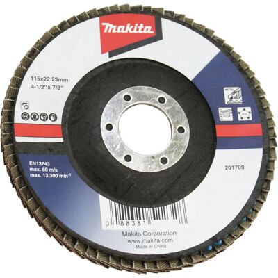 Makita D-63460 Winkelschleifer Zubehör - P120 Lamellenscheibe Makita D-63460 Winkelschleifer Zubehör - P120 Lamellenscheibe
