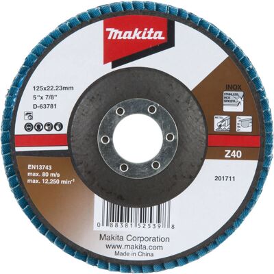 Makita D-63781 Zirkonium-Aluminium Schleifscheibe - Winkelbürste Makita D-63781 Zirkonium-Aluminium Schleifscheibe - Winkelbürste