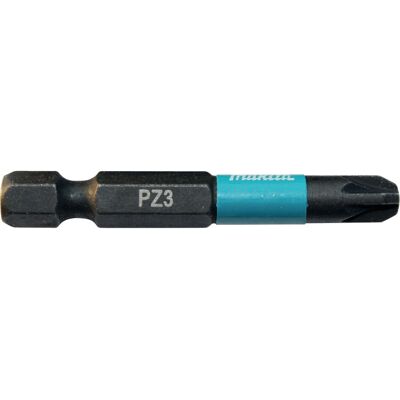 Makita B-63769 Impact Black PZ3 Schrauberbit - 50mm, 2 Stück Makita B-63769 Impact Black PZ3 Schrauberbit - 50mm, 2 Stück