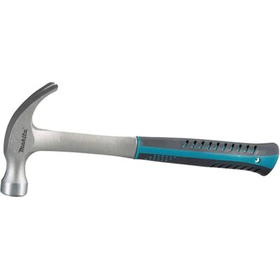 Marteau Makita B-65779 - Poignée Anti-vibrations, Extracteur de Clous Courbe, Tête en Acier Forgé - Publicité Marteau Makita B-65779 - Poignée Anti-vibrations, Extracteur de Clous Courbe, Tête en Acier Forgé - Publicité