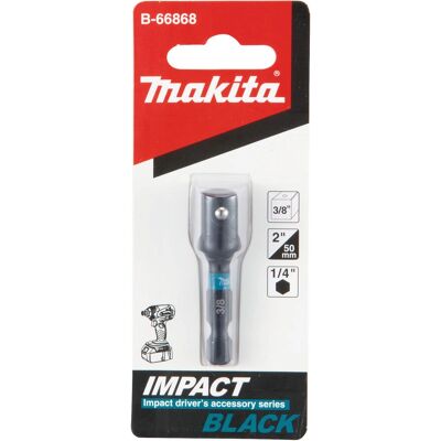 Makita B-66868 Impact Black Schraubendreherbit-Halterung - Impact-Serie - 50mm Länge - Schlagfest - Stahlkonstruktion Makita B-66868 Impact Black Schraubendreherbit-Halterung - Impact-Serie - 50mm Länge - Schlagfest - Stahlkonstruktion