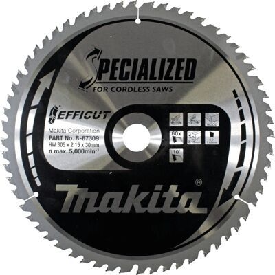 Makita B-67309 Cirkelsågblad - 305mm, 60T, Hållbar Makita B-67309 Cirkelsågblad - 305mm, 60T, Hållbar