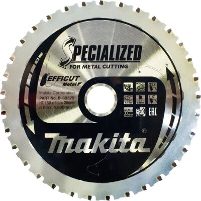 Makita B-69325 Lama circolare - Lama durevole per metallo Makita B-69325 Lama circolare - Lama durevole per metallo