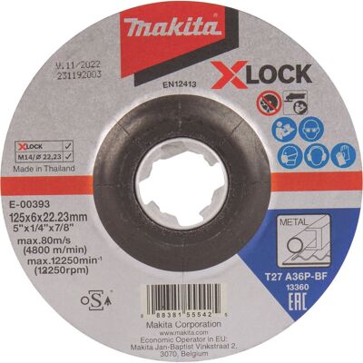 Makita E-00393 - Winkelschleifer-Zubehör - Schleifscheibe Makita E-00393 - Winkelschleifer-Zubehör - Schleifscheibe