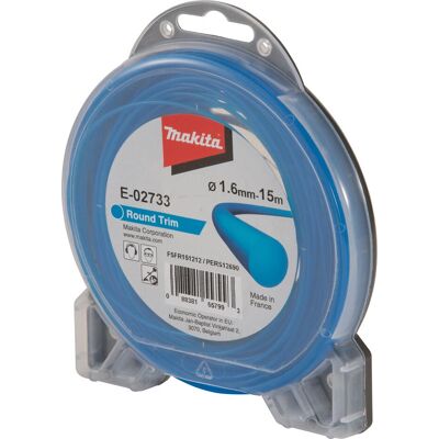 Makita E-02733 Sininen leikkurilanka - 1,6mm, 15m Makita E-02733 Sininen leikkurilanka - 1,6mm, 15m