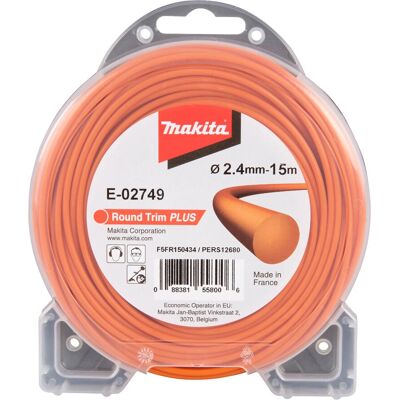 Makita E-02749 Orange Rund Nylonlinie - Rasentrimmer-Zubehör Makita E-02749 Orange Rund Nylonlinie - Rasentrimmer-Zubehör