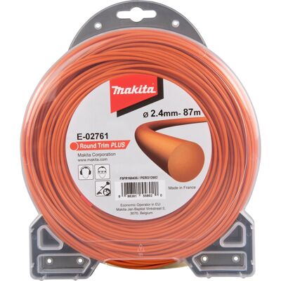 Makita E-02761 Nylon-Rundlinie 2,4mm/87m - Rasentrimmer Zubehör Makita E-02761 Nylon-Rundlinie 2,4mm/87m - Rasentrimmer Zubehör