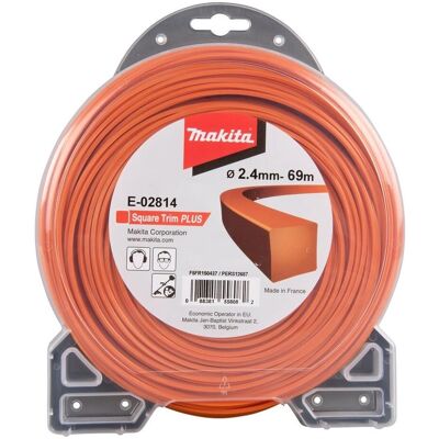 Makita Damil Square Trim PLUS - 2,4 mm x 69 m Gartenschneiderfaden Makita Damil Square Trim PLUS - 2,4 mm x 69 m Gartenschneiderfaden
