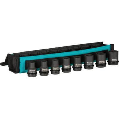 Set di bussole a impatto Makita 8mm-21mm - Compatibile con avvitatori e cricchetti Set di bussole a impatto Makita 8mm-21mm - Compatibile con avvitatori e cricchetti