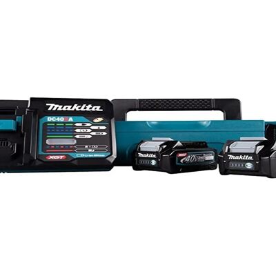 Set Batteria e Caricabatterie Makita 191J81-6 - 40V Max XGT, 2x2.5Ah Set Batteria e Caricabatterie Makita 191J81-6 - 40V Max XGT, 2x2.5Ah