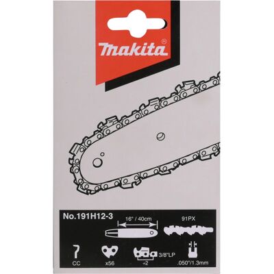 Makita Model 191H12-3 Chainsaw Chain - 56 Links, 40cm Makita Model 191H12-3 Chainsaw Chain - 56 Links, 40cm
