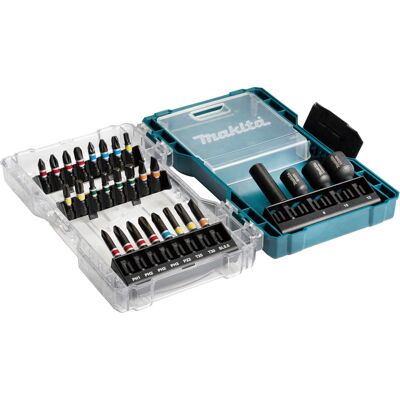 Makita E-07048 28-elementowy zestaw bitów i nasadek Makita E-07048 28-elementowy zestaw bitów i nasadek