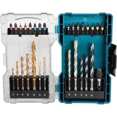 Makita E-07054 Bohrer- und Schrauberbits-Set - 29 Stück Makita E-07054 Bohrer- und Schrauberbits-Set - 29 Stück