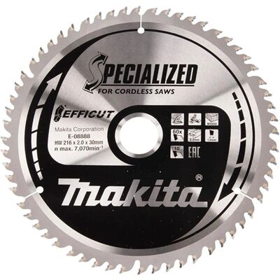 Makita E-08888 Hartmetall Holzsägeblatt - Efficut Kreissägeblatt Makita E-08888 Hartmetall Holzsägeblatt - Efficut Kreissägeblatt