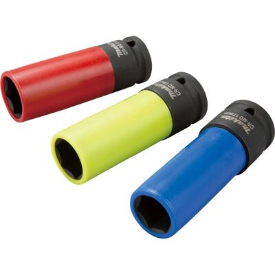 Makita E-12354 Σετ 3 Βαθιών Παξιμαδιών Τροχού Makita E-12354 Σετ 3 Βαθιών Παξιμαδιών Τροχού
