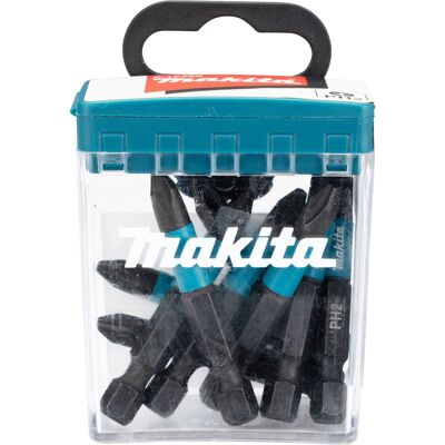 Makita E-12407 Impact Black PH2 Schrauberbits - Packung mit 10 Makita E-12407 Impact Black PH2 Schrauberbits - Packung mit 10