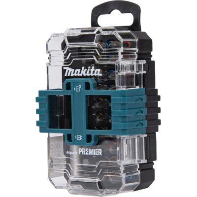 Makita Impact Premier 31-delars impactskruvmejselset - Turkos Makita Impact Premier 31-delars impactskruvmejselset - Turkos