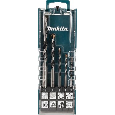 Makita E-14255 Tungsten Carbide Drill Set - 4mm, 5mm, 6mm - Drills Makita E-14255 Tungsten Carbide Drill Set - 4mm, 5mm, 6mm - Drills